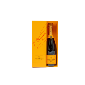VEUVE CLICQUOT CHAMPAGNE WITH GIFT BOX